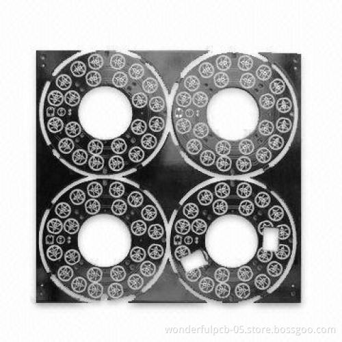 Aluminum Base PCB, Used for LED Lights, 1oz Copper Thickness and 1.6mm Board Thickness